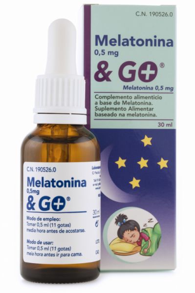 MELATONIN DROPS & GO 30 ML - PHARMA&GO