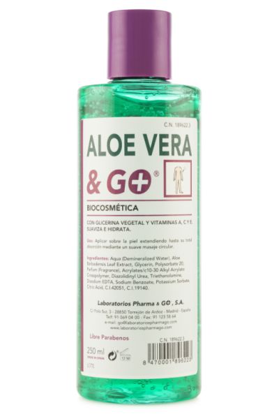 ALOE VERA & GO GEL 250ML - PHARMA&GO