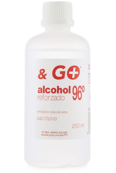 ALCOHOL 96 & GO 250 ML - PHARMA&GO