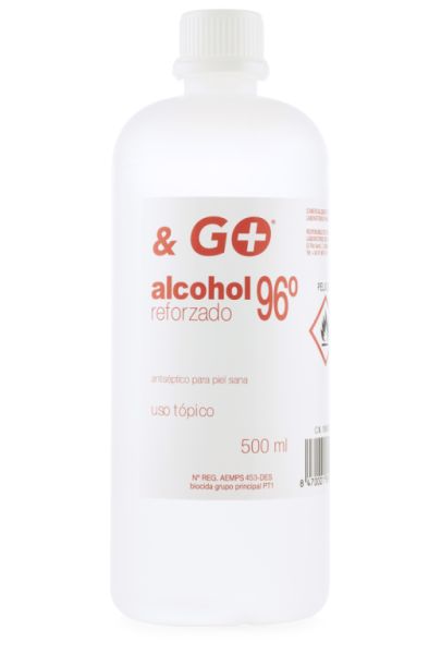 ALCOHOL 96 & GO 500 ML - PHARMA&GO