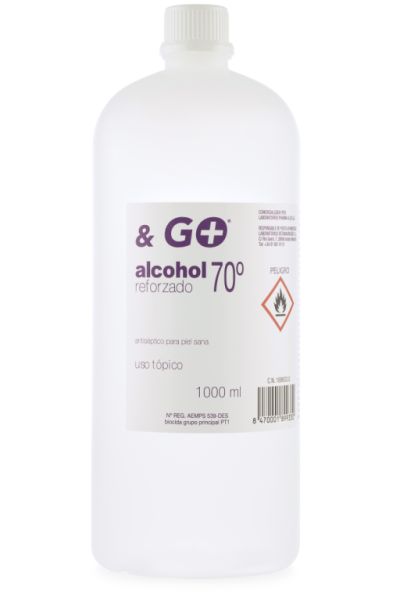 ALCOHOL 70 & GO 1000 ML - PHARMA&GO