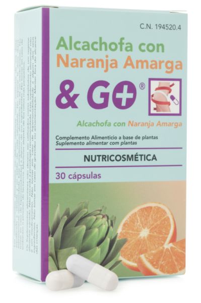 ALCACHOFA CON NARANJA AMARGA & GO 30 Cap