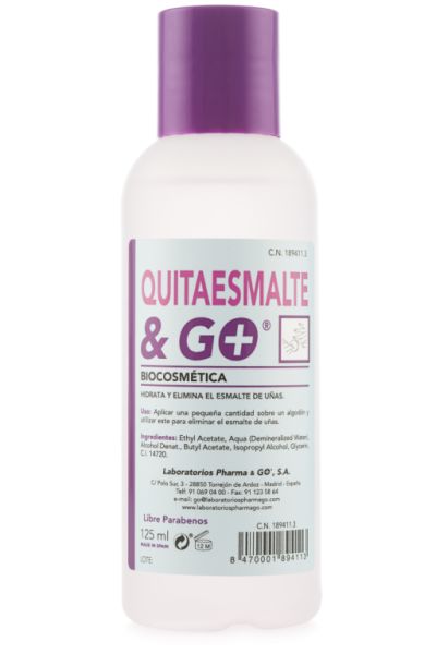 POLISH REMOVER & GO 125 ML - PHARMA&GO