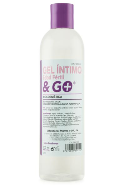 GEL INTIME PH5 AGE & GO FERTILE 300 ML - PHARMA&GO