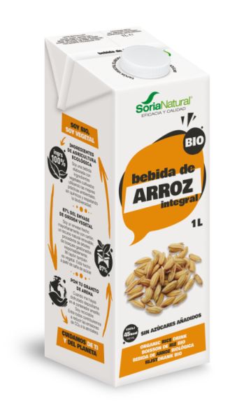 Bebida Arroz Integral Eco 1 L - SORIA NATURAL