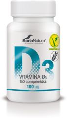 Buy SORIA NATURAL Vitamin D3 150 Tablets Prolonged Release By 19,95€