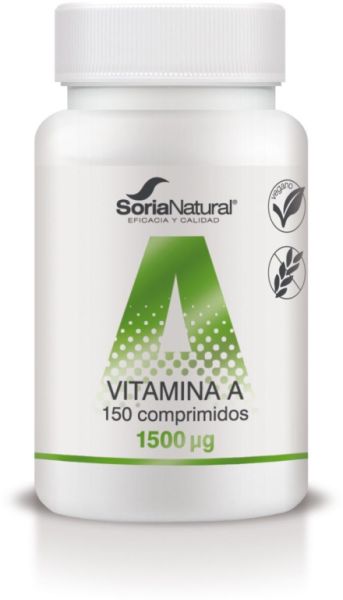 Vitamin A 150 Tablets - SORIA NATURAL