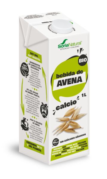 Oats with Calcium 1 L Box 6 Units - SORIA NATURAL