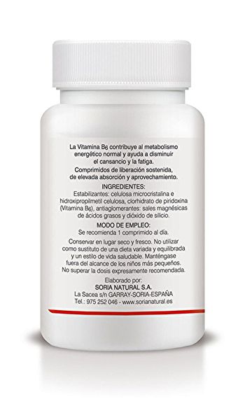 Vitamina B6 150 comprimidos 250 mg de liberação sustentada Img 2