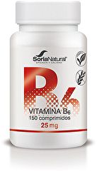 Buy SORIA NATURAL Vitamin B6 150 Tablets 250 mg Sustained Release By 14,95€