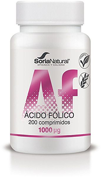 Àcid Fòlic 200 Comprimits 250 mg Alliberament Sostenit