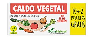 Buy SORIA NATURAL VEGETABLE BROTH 10+2 tablets x 10 g By 2,85€