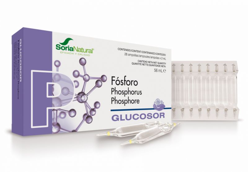 FOSFOR GLUCOSOR 28 Ampullen x 2 ml - SORIA NATURAL