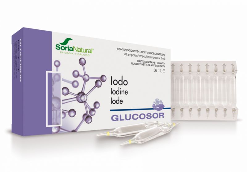 GLUCOSOR IODE 28 Ampoules x 2 ml - SORIA NATURAL