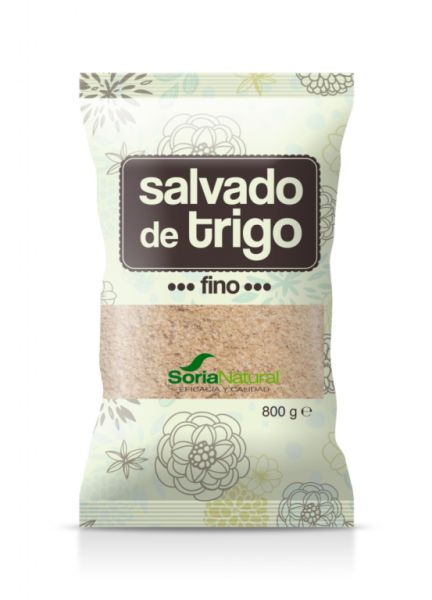 Farelo de trigo fino 800 gramas - SORIA NATURAL