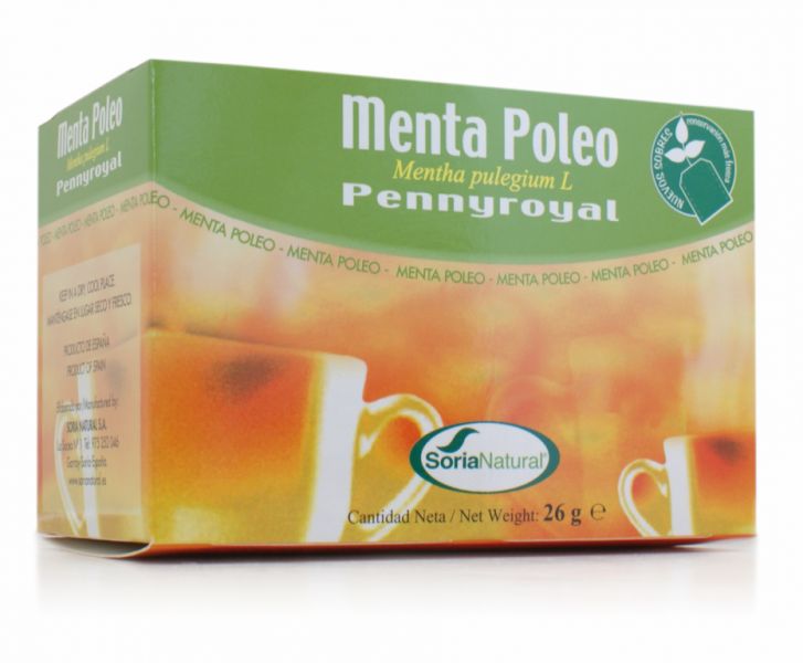 Poejo Menta 20 Filtros. Digestão pesada e inchaço