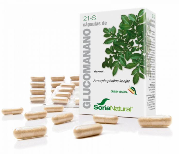 21-S Glucomanano 400 mg 60 Cap - SORIA NATURAL