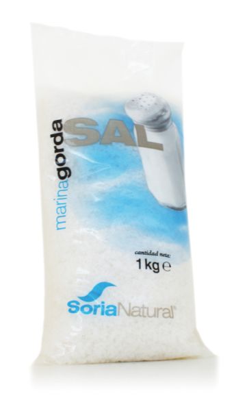 Coarse sea salt 1 kg - SORIA NATURAL