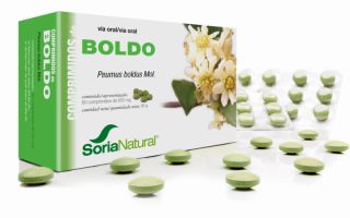 Comprar SORIA NATURAL BOLDO 600mg 60 Comp Por 12,50€