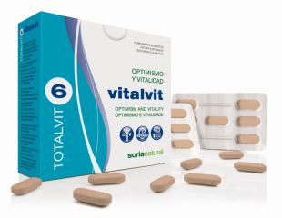 Buy SORIA NATURAL TOTALVIT 6 VITAVIT 910 mg 28 Comp By 15,40€