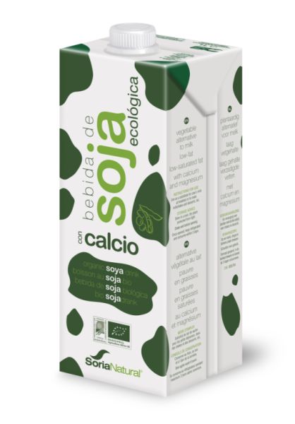 BIOLOGISCHE SOJAMILCHPACKUNG MIT CALCIUM 6 x 1 Liter