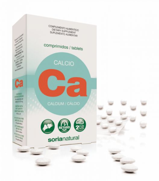 CALCIUM 1275 mg. x 30 RETARD - SORIA NATURAL