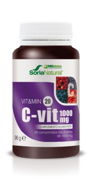 VIT C 1000 mg 60 Comp - SORIA NATURAL