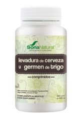 Comprar SORIA NATURAL Germen de trigo levadura de cerveza 500 comprimidos Por 8,25€