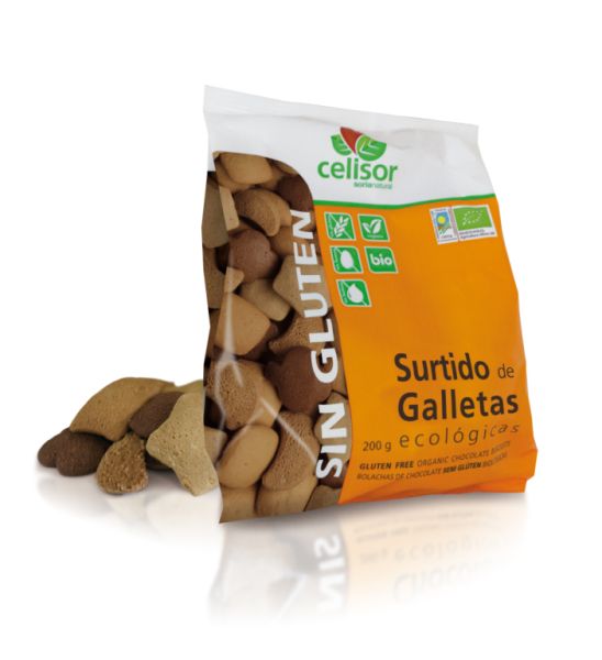 Surtido de galletas sin gluten 200 gramos