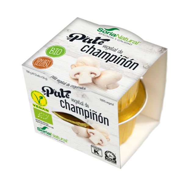 Groentechampignonpasteitje 2 eenheden van 50 gr BIO