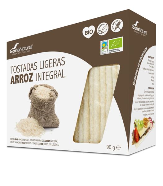 Toast di riso biologico 90 grammi - SORIA NATURAL