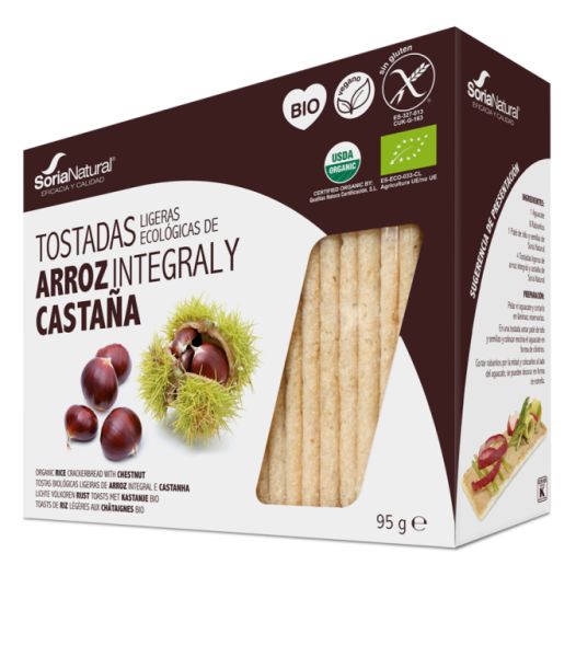 Toast de riz et châtaigne - SORIA NATURAL