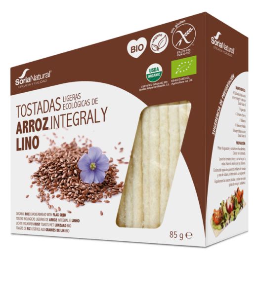 Rice and flax toast - SORIA NATURAL