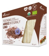 Buy SORIA NATURAL Rice and flax toast By 2,90€