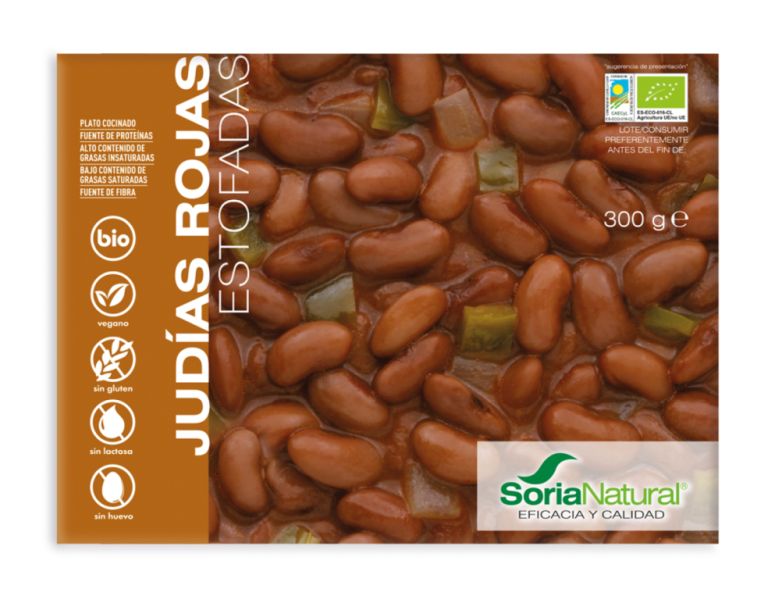 Stewed red beans 300 grams - SORIA NATURAL