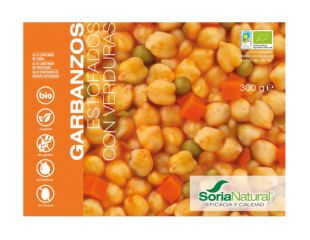 Comprar SORIA NATURAL Cigrons estofats amb verdures 300 grams Per 3,05€