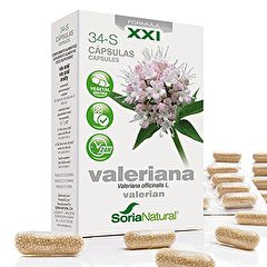 Kopen SORIA NATURAL 34-S Valeriaan 600 mg 30 Caps Door 13,50€