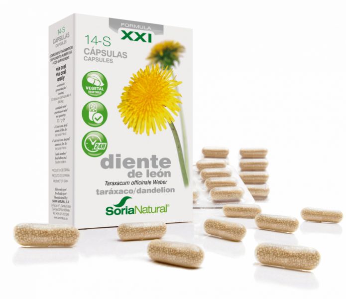 14-S Dent de Leon 400mg 30 Caps - SORIA NATURAL