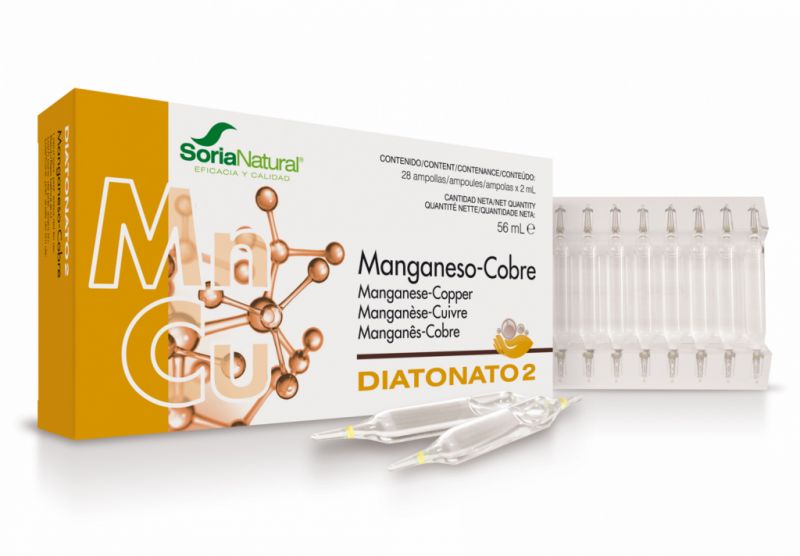 DIATONAAT 2 MANGAN/KOPER 28 Ampullen x 2 ml