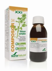 Acheter SORIA NATURAL COMPOSEUR 34 COMPLEXE FLATUSEUR 100 ml XXI Par 13,45€