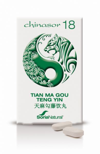 Chinasor 18 Tian Ma Gou Teng Yin 30 Tablets