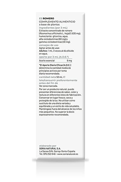 Extracto de Romero 50 ml. Mejora las digestiones Img 3