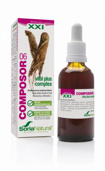 COMPOSEUR 6 VITOL PLUS S XXI 50 ml - SORIA NATURAL