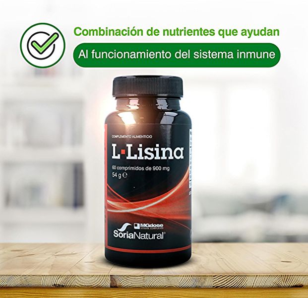 L-LISINA 60 compresse da 900 mg - SORIA NATURAL Img 2