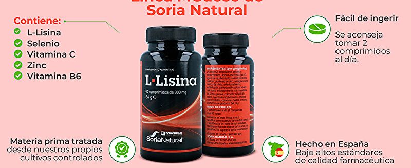 L-LISINA 60 compresse da 900 mg - SORIA NATURAL Img 10