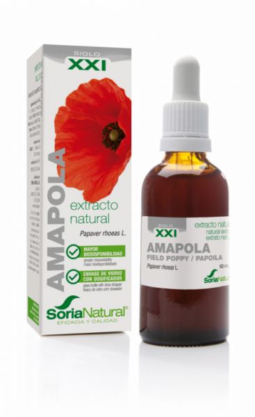 Extract poppies XXI 50 ml - SORIA NATURAL