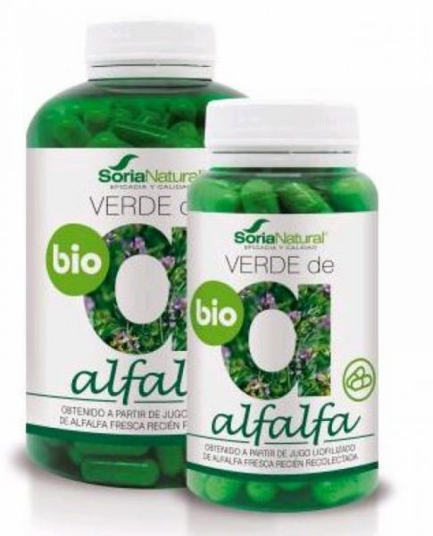 ALFALFA VERDE 630mg 240 Cápsulas - SORIA NATURAL