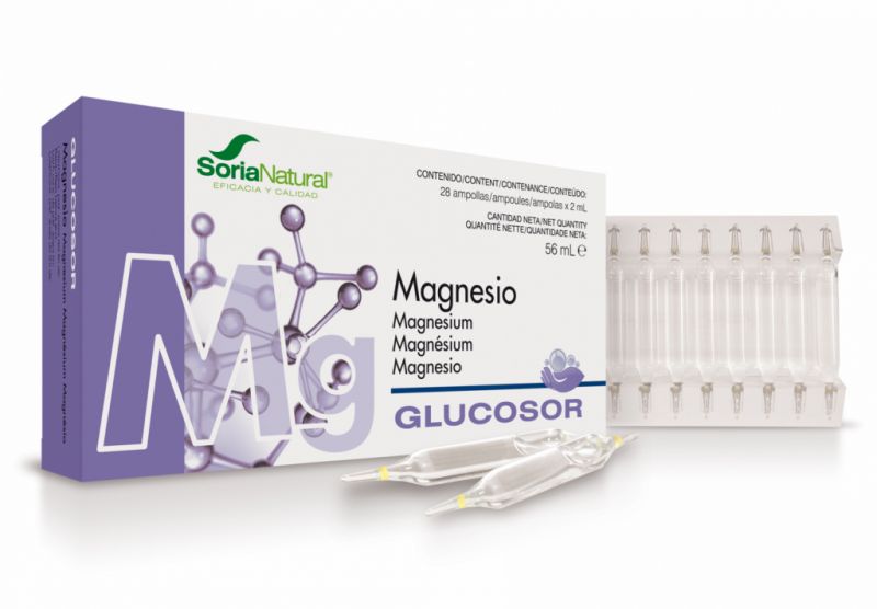 GLUCOSOR MAGNESIO 28 Viales x 2 ml - SORIA NATURAL