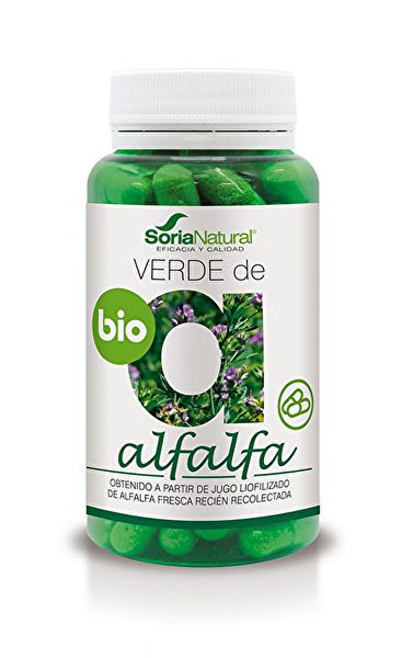 Alfafa Verde 80 Cápsulas. BIO - SORIA NATURAL