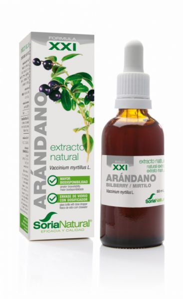 BLÅBÄRSEXTRAKT S XXI 50 ml - SORIA NATURAL